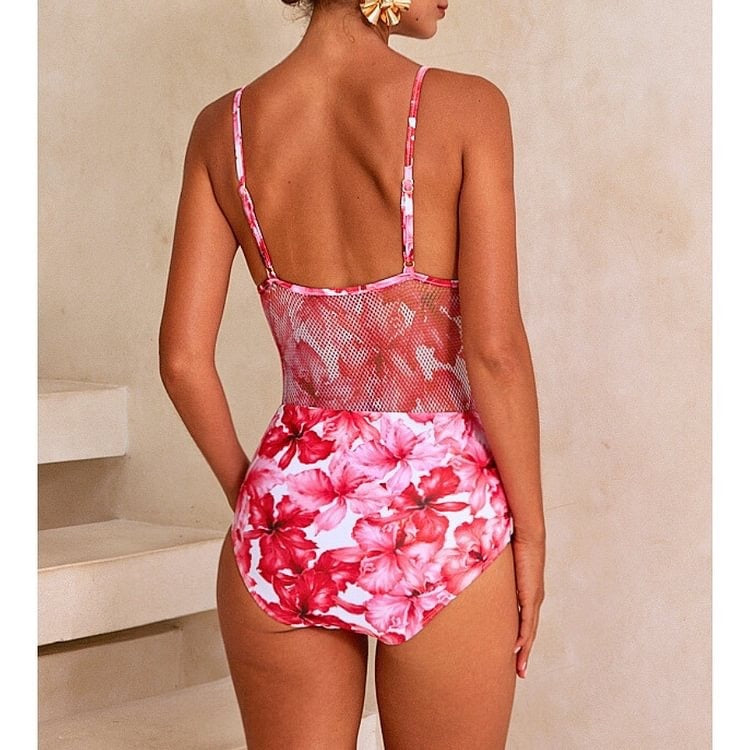Chic Printed One-Piece Swimsuit