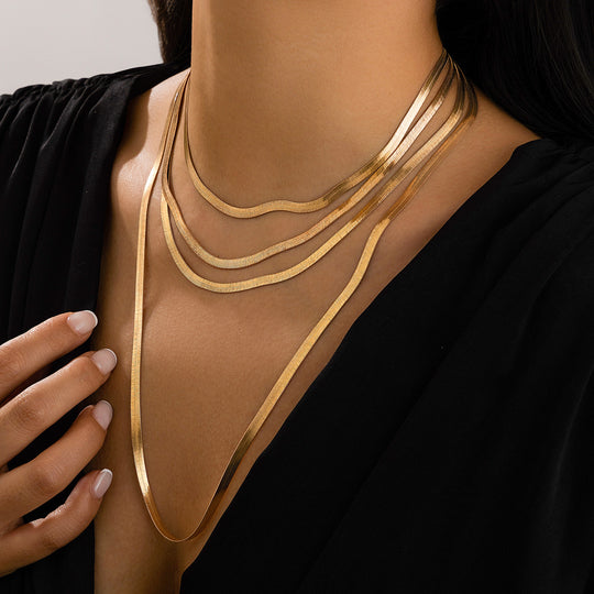 Tassel Luxe Snake Chain Necklace