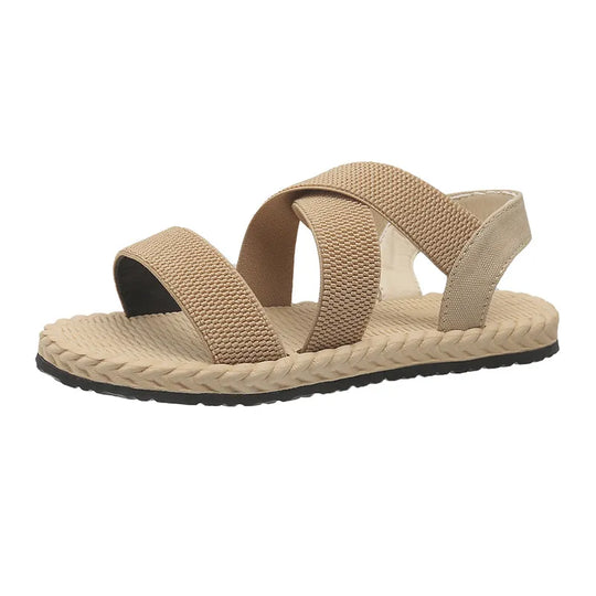 Open Toe Flat Sandals