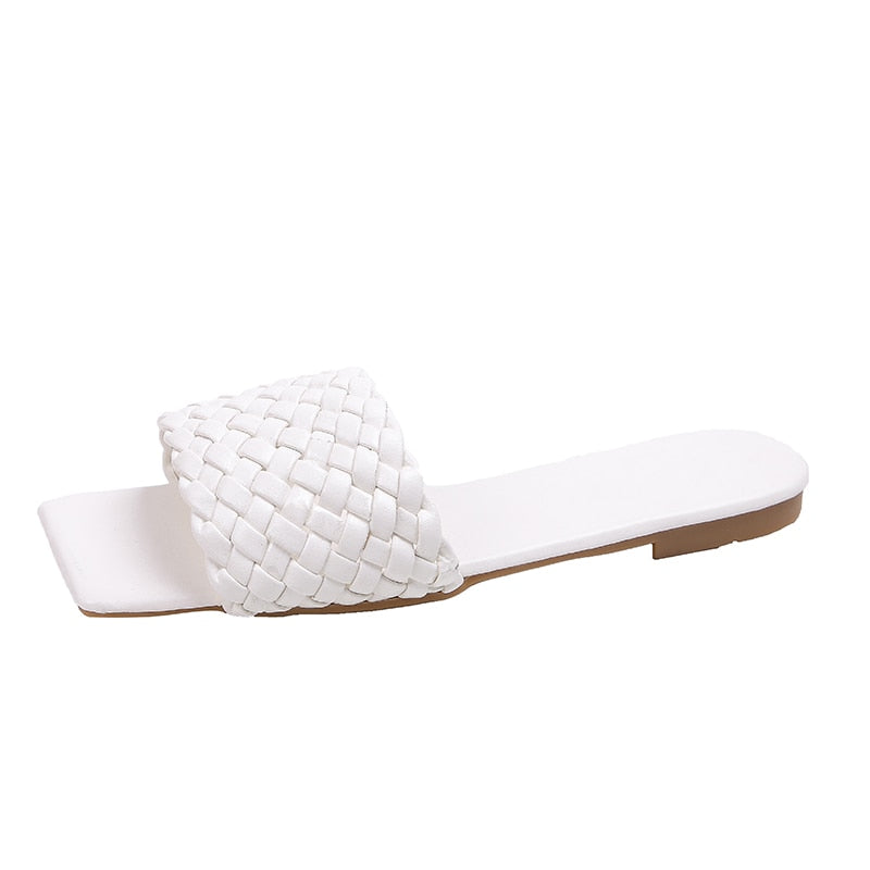 CozyCharm Towel-Textured Beach Slippers