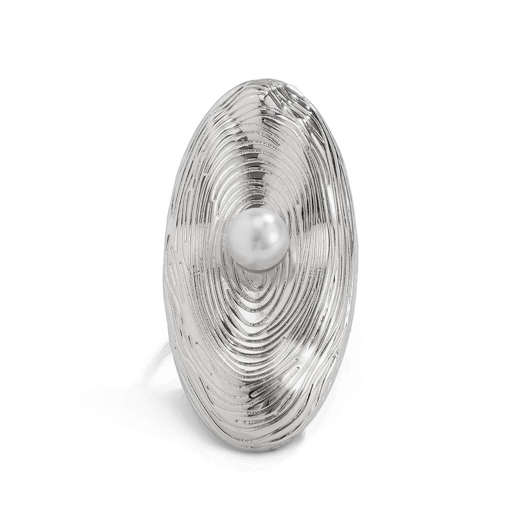 Pearl Twist Hollow Ring