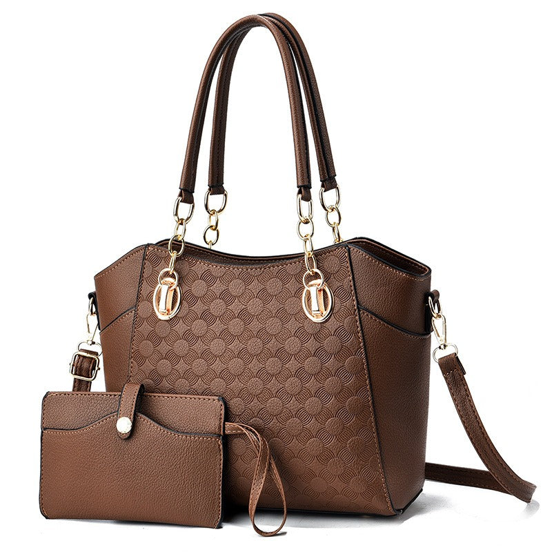 Vintage Chic Chain Shoulder Tote