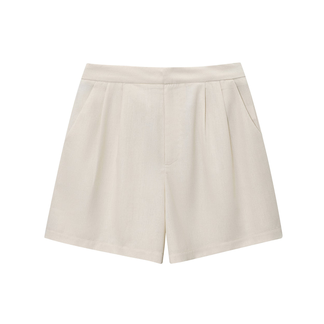Linen Chic Vest & Shorts Set