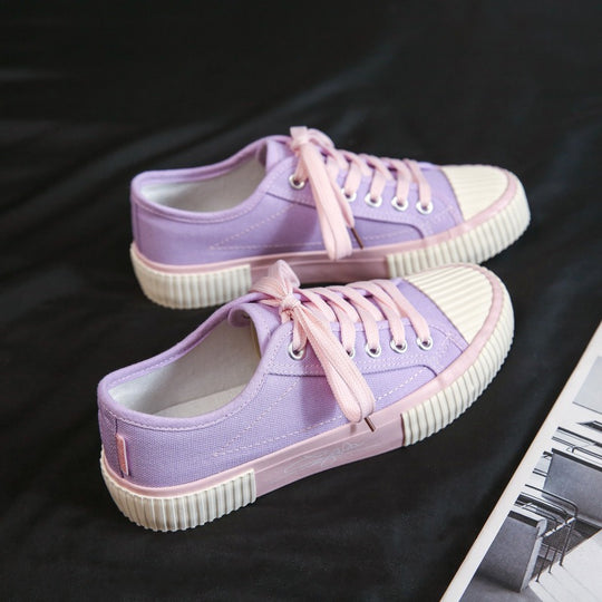 K-Trend Biscuit Canvas Sneakers