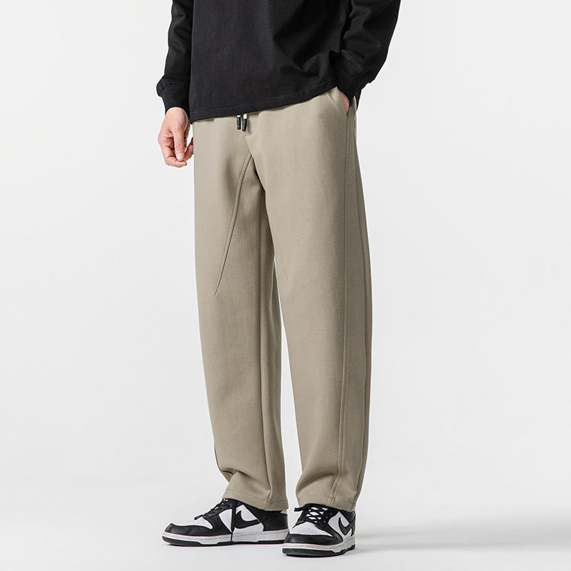 Elastic Waist Drawstring Sweatpants