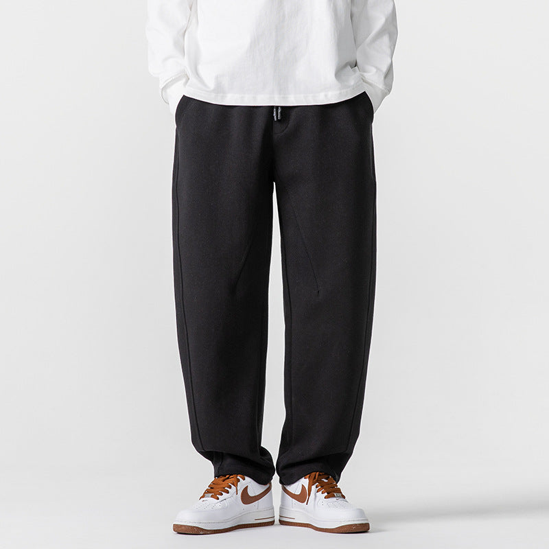 Elastic Waist Drawstring Sweatpants