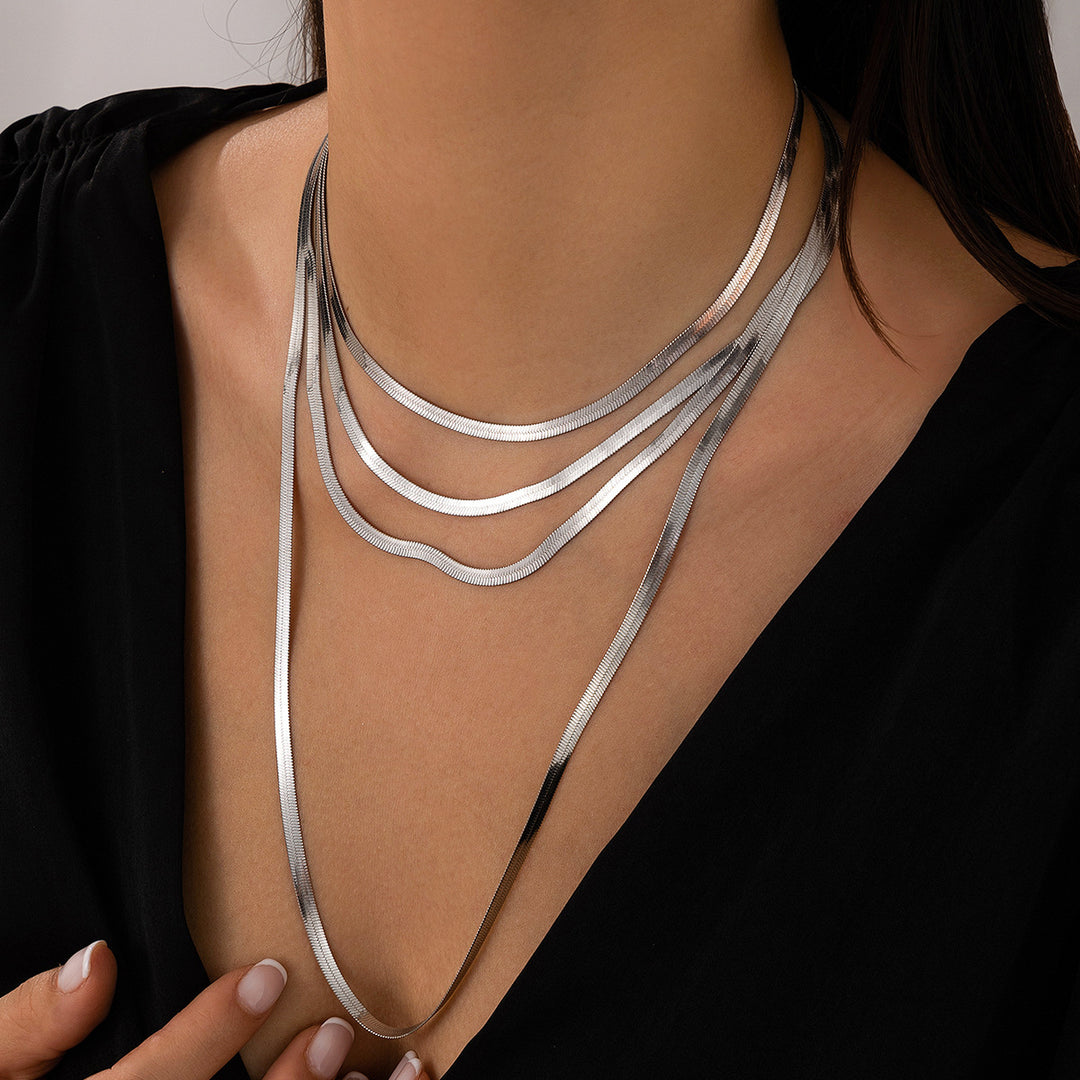 Tassel Luxe Snake Chain Necklace