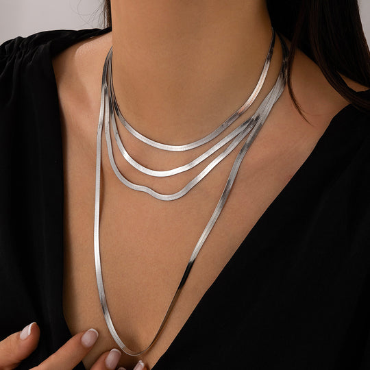 Tassel Luxe Snake Chain Necklace