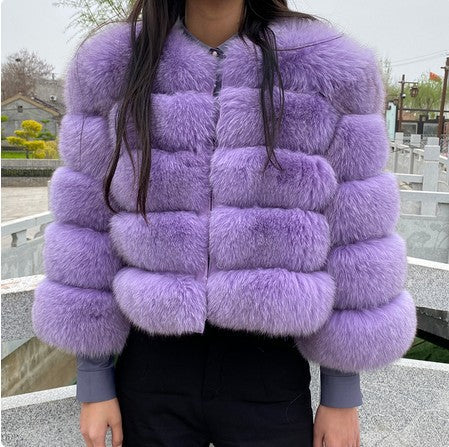 Women's Long Ruffled Shawl Windbreaker