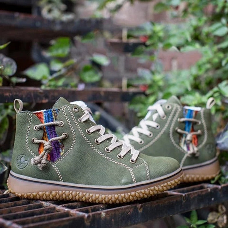 Cozy Zipper Ankle Boots