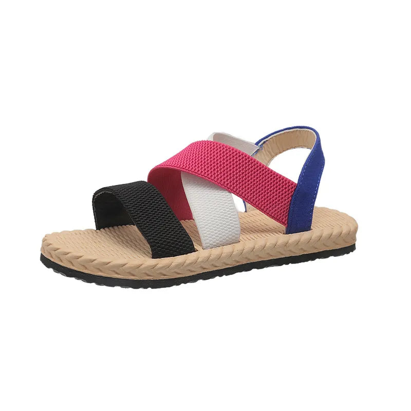 Open Toe Flat Sandals