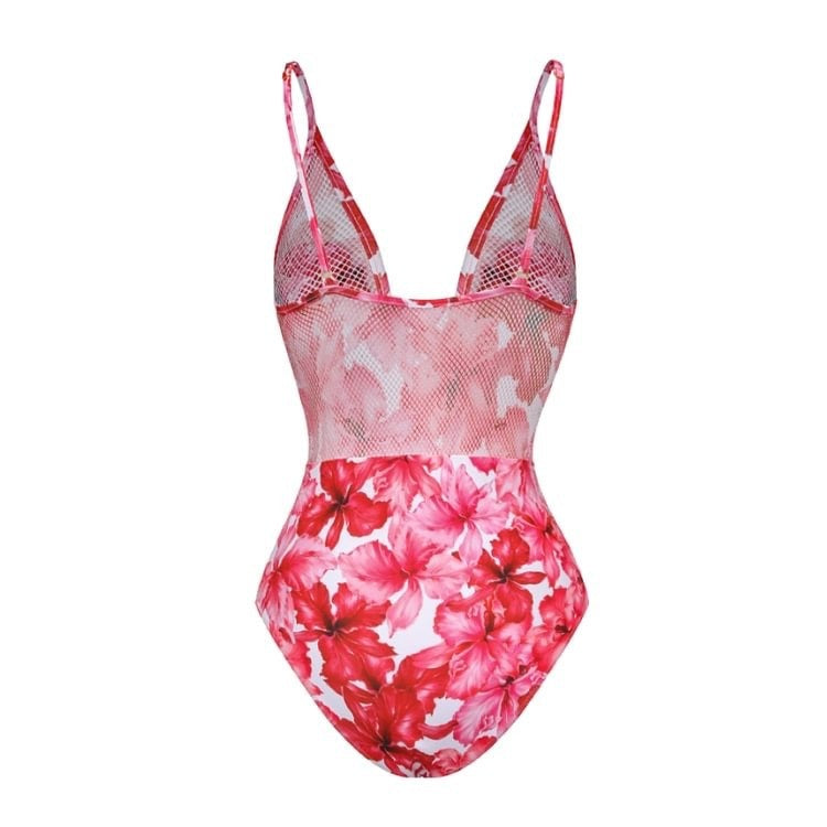 Chic Printed One-Piece Swimsuit