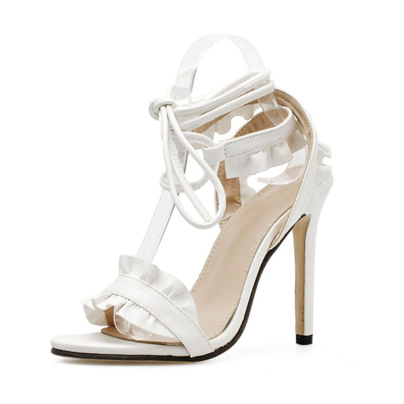 Glam Fish-Heel Sandals