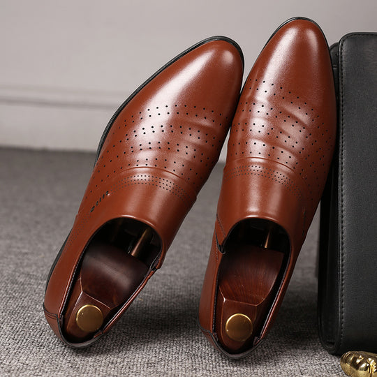 MetroBreeze Pointed Mesh Slip-Ons – Men’s Casual Leather Shoe Covers