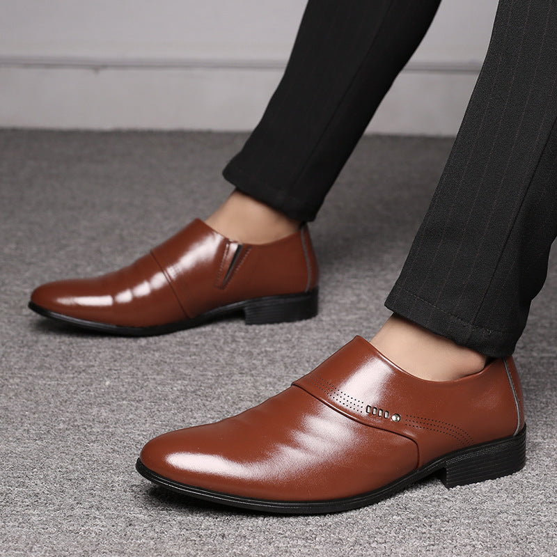 MetroBreeze Pointed Mesh Slip-Ons – Men’s Casual Leather Shoe Covers