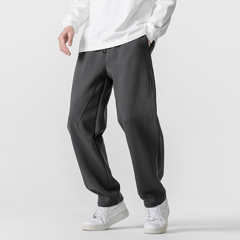 Elastic Waist Drawstring Sweatpants