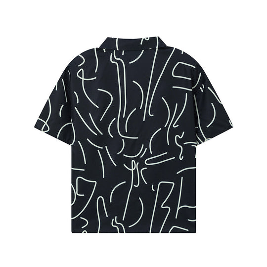 Short Sleeve Printed Two-Piece Set