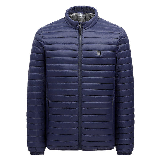 USB Heated Cotton Jacket – Unisex 4-Zone Winter Warming Coat