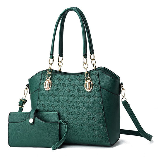 Vintage Chic Chain Shoulder Tote