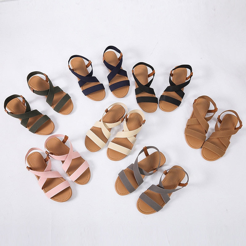 Roma Luxe Flat Sandals