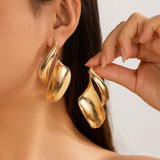 Luxury Geometric Water Drop Earrings