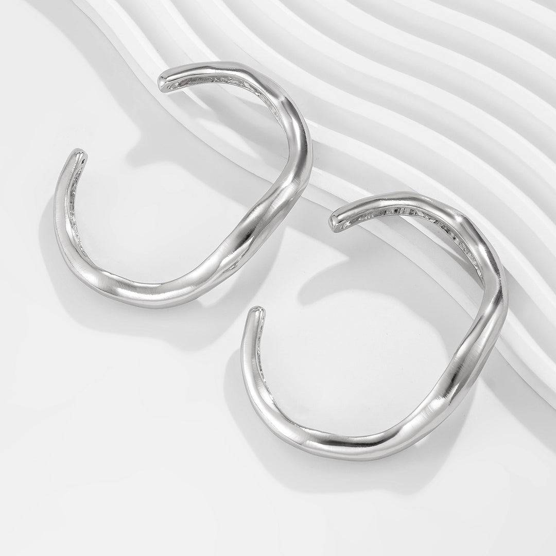 Flux Wide Alloy Bracelet