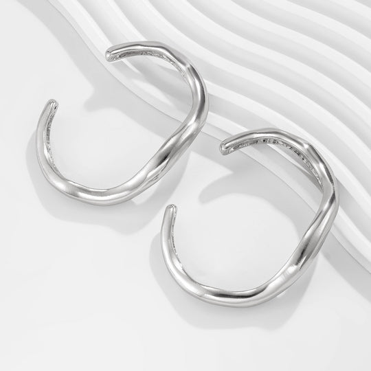 Flux Wide Alloy Bracelet