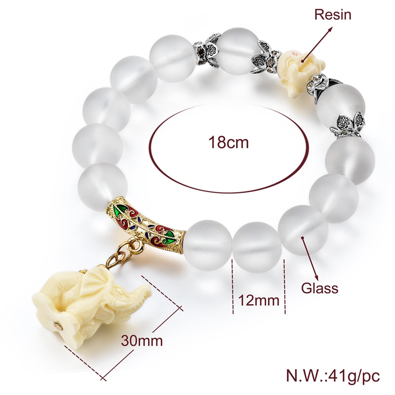 Natural Opal Bead Bracelet