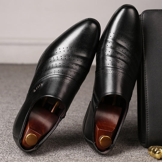 MetroBreeze Pointed Mesh Slip-Ons – Men’s Casual Leather Shoe Covers