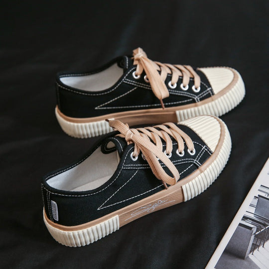 K-Trend Biscuit Canvas Sneakers