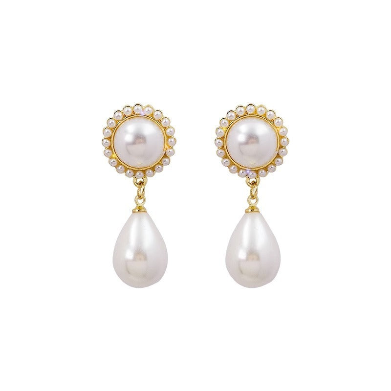 Baroque Pearl Water Drop Earrings