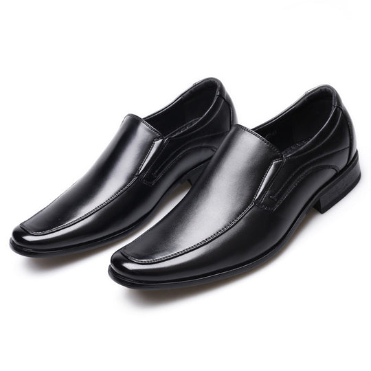 KuroSquare Polished Leather Slip-Ons – Japanese Style Men’s Shoes