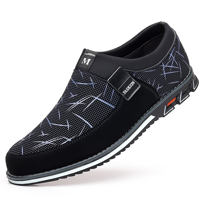 UrbanStride Men’s Color Block Leather Shoes