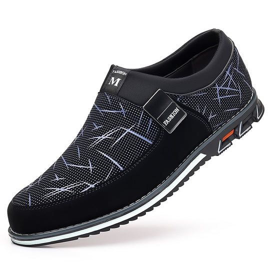 UrbanStride Men’s Color Block Leather Shoes