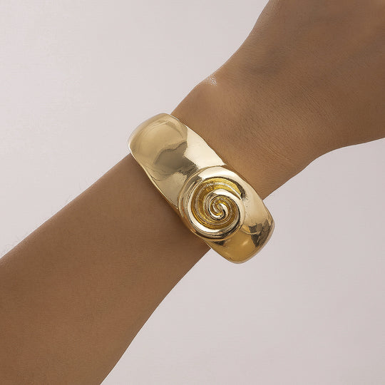 Flux Wide Alloy Bracelet
