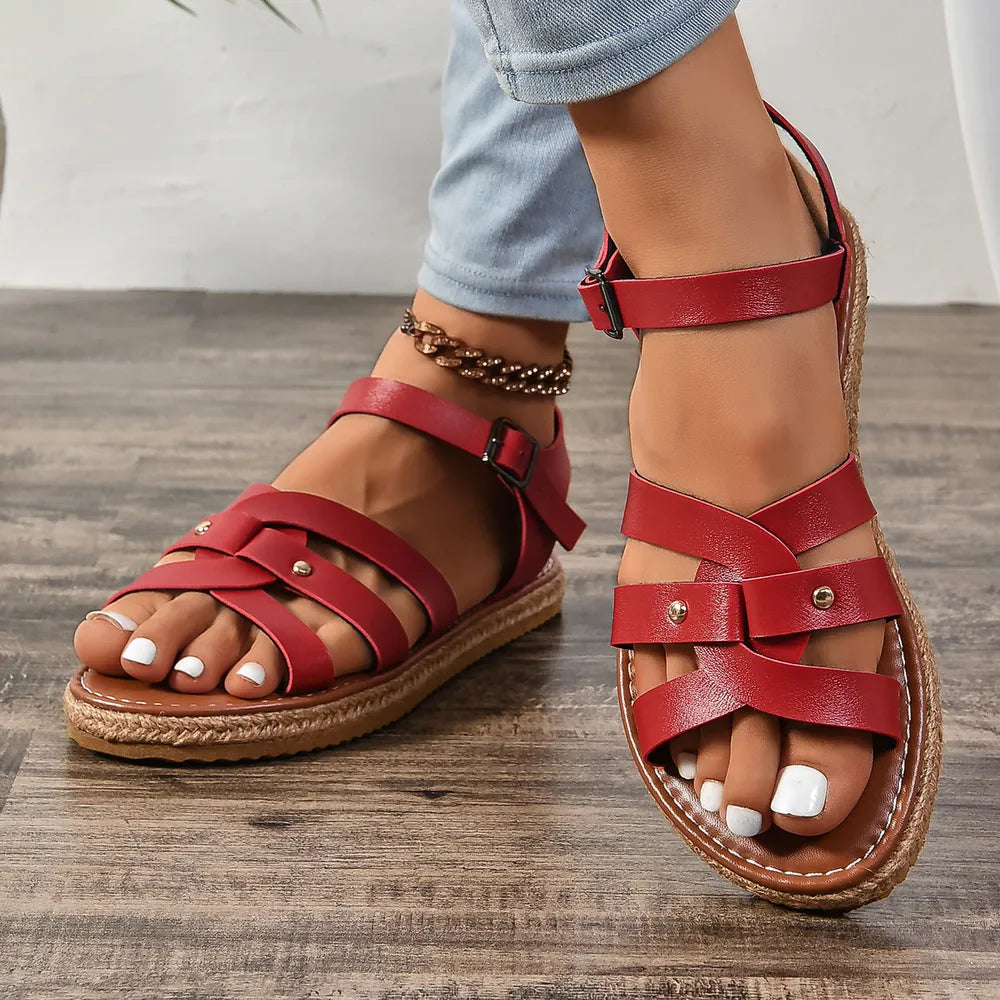 Roman Woven Sandals