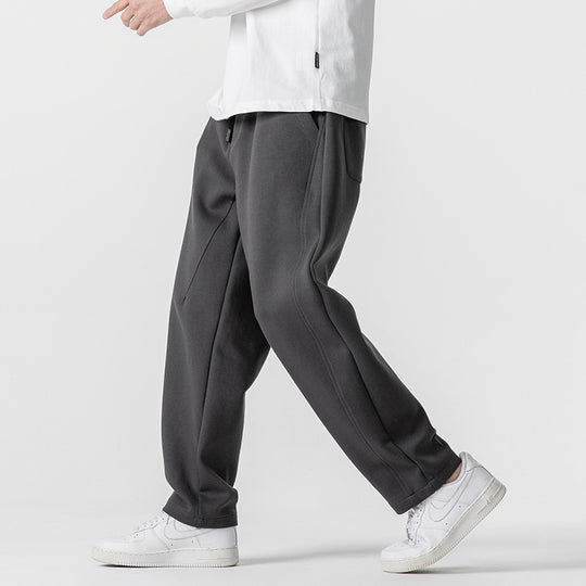 Elastic Waist Drawstring Sweatpants