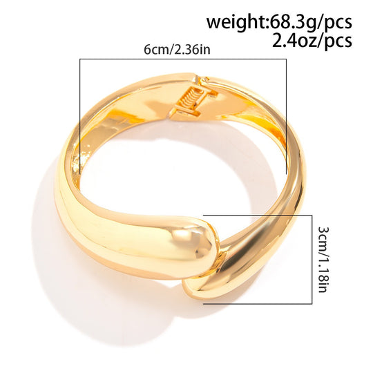 Luminous Droplet Spring Bracelet