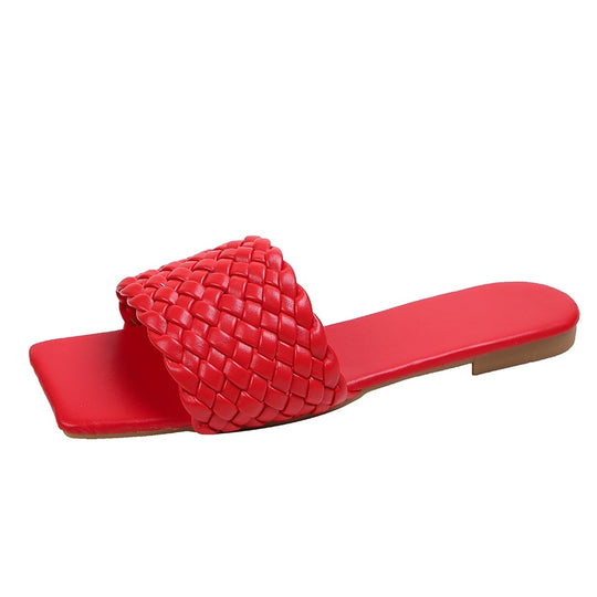 CozyCharm Towel-Textured Beach Slippers