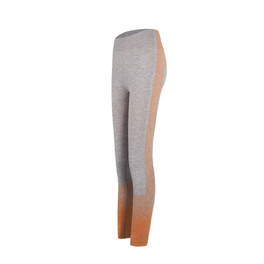 Ombre Seamless Yoga Set – Long Sleeve & High-Waist Leggings